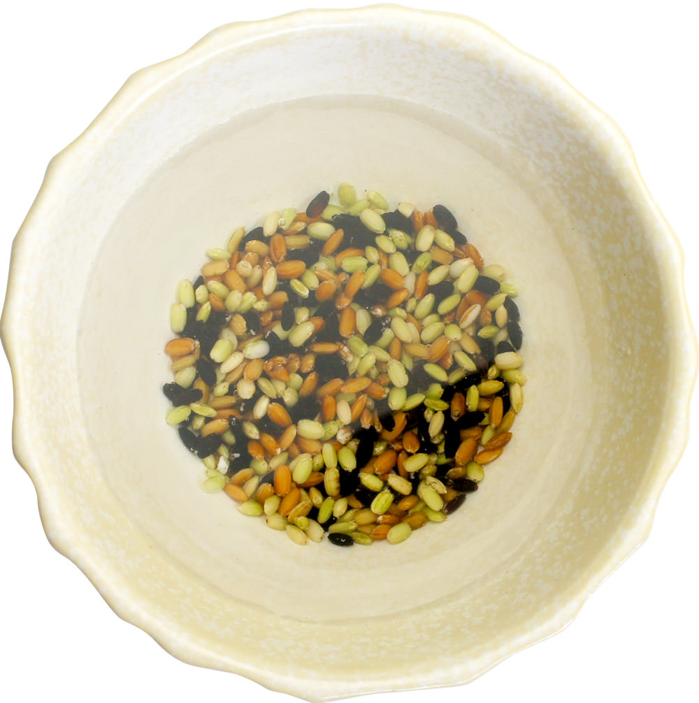 皿に移して洗う