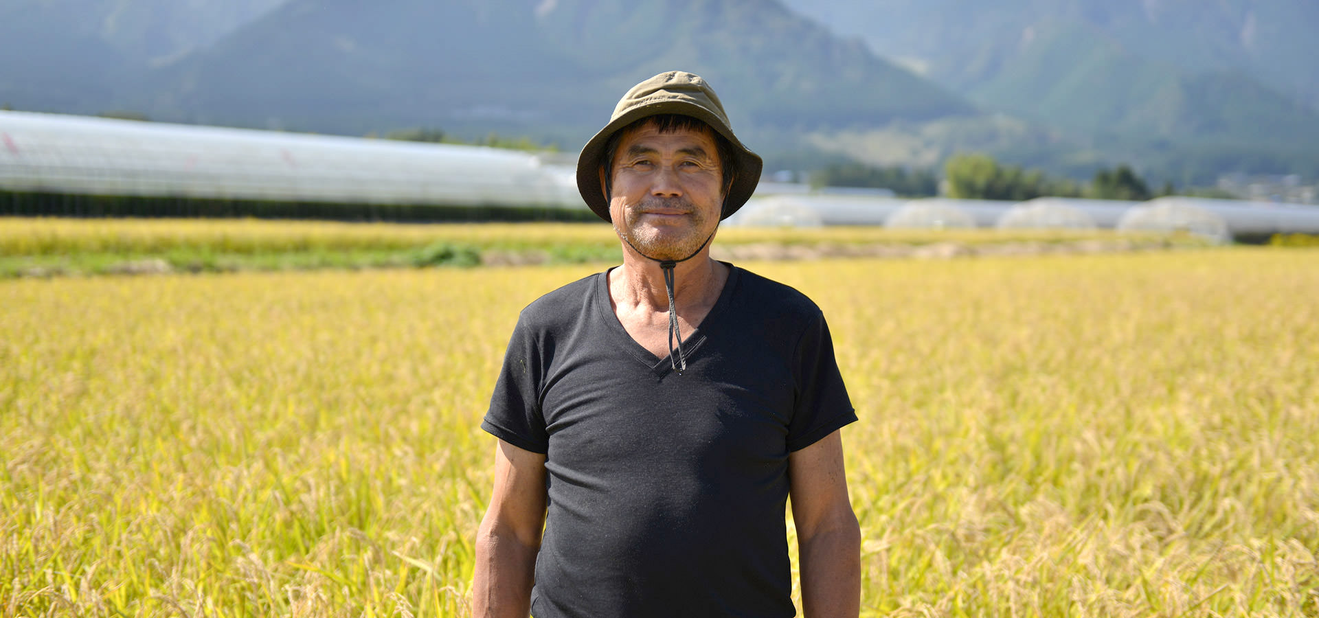 栃原辰郎さんが作る、無農薬・無施肥栽培米。